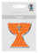 Ursus 56510002 - Topper Joy, Kelche, ca. 6,5 cm, 8 Stück, geeignet für Scrapbooking, Kartengestaltung und Dekoration von Geschenken, einseitig bedruckt, folienveredelt in silber