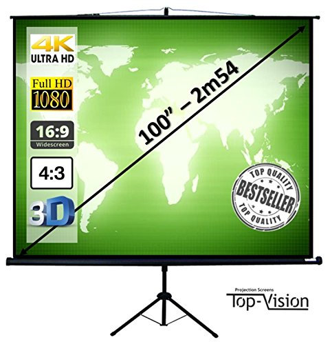 Tripod Projection Screen 100 - 203 x 153 cm