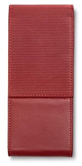 Lamy A316 Lederwaren Hochwertiges Nappaleder-Etui 859 in der Farbe Rot Für 3 Schreibgeräte