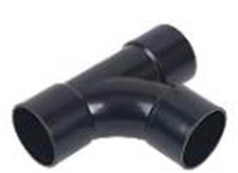 FloPlast 50mm ABS Waste Black Tee
