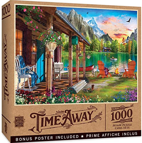 Masterpieces 1000 Piece Jigsaw Puzzle For Adults, Family, Or Kids - Evening On The Lake - 19.25x26.75
