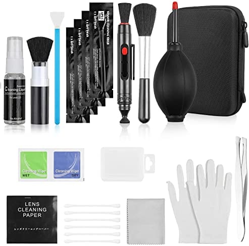 48 Kit Pulizia Fotocamere Professionale per KooKen di pulizia per Obiettivo fotografico obiettivi ottici e fotocamere reflex digitali