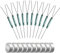 Gebildet 10pcs 3 Broches Verre Interrupteur Reed,Interrupteur à Induction Magnétique (2.5mm×14mm) Normalement Ouvert N/O N/C SPDT Reed Contact+10pcs Pièce d'aimant