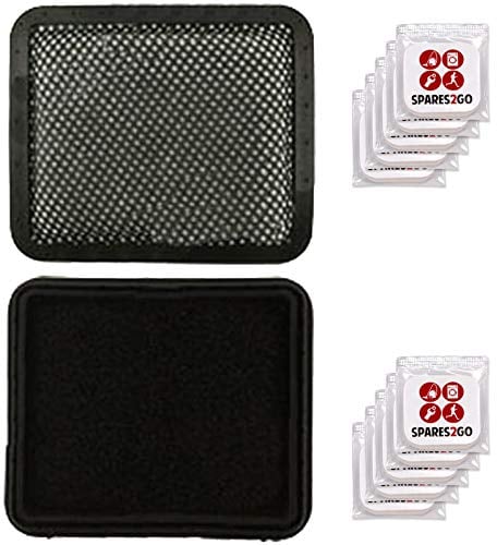 SPARES2GO Washable Filters for GTech AirRam AR01 AR02 AR03 AR05 DM001 Vacuum Cleaner (Pack of 2 + Fresheners)