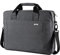 Voova Laptop Bag Case 17 17.3 Inch Computer Sleeve Messenger Bag with Shoulder Strap Expandable Waterproof Large Capacity Business Briefcase for Work Travel Fit 17-18 Inch Laptop, Men Women-Grey
