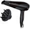 Remington Hair Dryer Ionic (Powerful, Fast Professional Styling, Diffuser, Concentrator, Ionic Conditioning for Frizz Free Hair, 3 Heat / 2 Speed Settings, Cool Shot, 2200W, Black) D3198