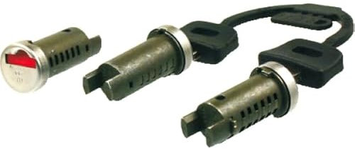 SERRATURE 3 CILINDRETTI 2 CHIAVE COMPATIBILE CON PIAGGIO VESPA 125 PX E ARCOBALENO 1985 CHIAVI BLOCCHETTO