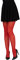 LORES Medias italianas de mujer opacas de 60 den Pantimedias clásicas Color liso mate Medias completas de microfibra duradera, Red XL