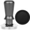 LEUOVE 58.5mm Kaffee Tamper Espresso Kalibrierter Druckregulierender Tamper inkl. Tampermatte, Barista Zubehör