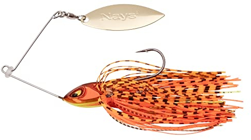 Nays MZ RNNR Size M 18g Spinnerbait Hardbait Blechköder Spinner Maze Runner zum Raubfischangeln auf Hecht Zander Barsch (D-03)