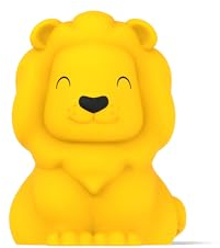 DHINK - LED-Nachtlicht Löwe – Nachtlicht aus Silikon für Baby- und Kinderzimmer – Nachttischlampe für Kinder – Geschenk zur Geburt