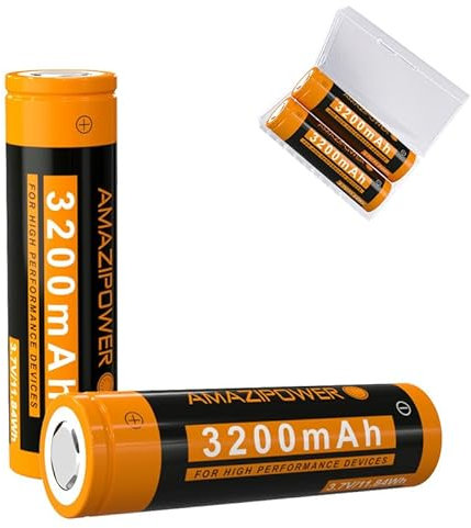 3,7 Volt Akku 3200mAh Batterien Wiederaufladbare NiMH Batterie für LED-Taschenlampe,Stirnlampe, Elektronische Geräte-RAB