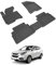 Auto Fußmatten Kompatibel mit Hyundai iX35 2010-2015 Geruchlos 4.5D Passform Allwetter Automatten 5 Teilige | Antirutschmatte Hoher Rand Gummimatten Schwarz Fussmatten Vorne Hinten Autoteppich