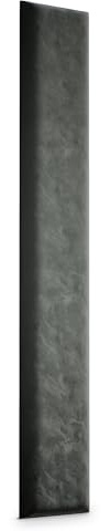 Muralo - Samt Wandkissen Stoff Polster-Paneel für Schlafzimmer Wohnzimmer Bett Wandpolster Bettkopfteil Lendekissen Modern Luxus Gepolstert Magic Velvet (Grau, 90 cm x 15 cm)