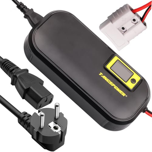 54,6V 12A Chargeur d'alimentation Chargeur réglable Intelligent pour Lithium Batterie 13Series 48V 46.8V 53.5V 50V (Fiche Anderson)