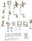 Greensen Quadratische Türgriff-Set mit Schlüssel Moderner Türhebel-Schlossset Doppeltürgriff-Set Universal Türdrücker Set mit Sicherheitsschloss mit Schrauben (WHITE)