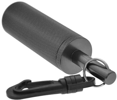 Shaker per immersioni, 63 g, in lega di alluminio, 11,8 x 2,8 cm, in lega di alluminio, con clip, per creare il rumore, per la comunicazione subacquea