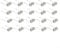 CNANRNANC 29272 Replacement Scarifier Tines for Greenworks 27022 2500600G Replacement Tines Corded Stopper (20pcs)