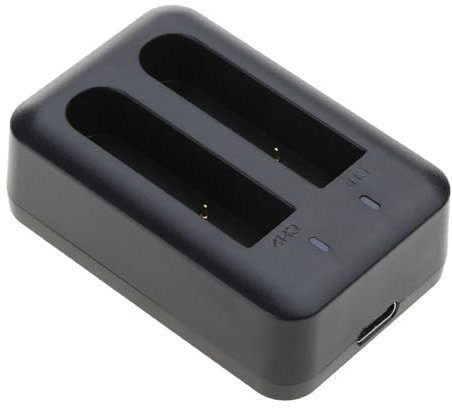 SANRLO Station Chargement Batterie NP40 Double Chargeur Adaptateur Batteries USB pour Deux Batteries NP40 Rapide