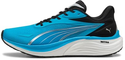Puma Herren Electrify Nitro 4 Road Running Shoe, Speed Blue Puma schwarz, 47 EU