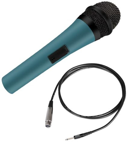 Ycagrain Microphone Dynamique Microphone Filaire Microphone Dynamique Filaire Professionnel Micro Vocal pour la Performance Musicale Vocale