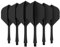 CyeeLife Integriertes Flügel & Schäfte System – 2BA Gewinde, 6er-Pack, Schwarz – Professionelles Dartzubehör (6 Stück, 2BA)