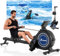 Rudergerät für Zuhause, EvoSpark Magnetisches Rudergerät, Rowing Machine mit 16 Widerstandsstufen und Dual-Slide-Rail, Leicht zu Montieren, Belastbar bis 160KG