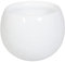 Campella Orbis Pot de Fleurs décoratif pour intérieur et extérieur Blanc laqué Grand Format