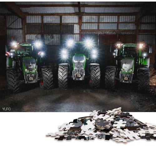 Fendt 728 Vario Brothers Quadratisches Puzzle mit 1000 Teilen für Erwachsene, Papierpuzzle, Lernspielzeug, 38 x 26 cm / 1000 Teile
