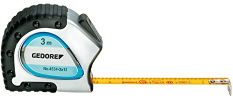 GEDORE 6697920 4534-3 Stahlbandmaß 3 m, Stück, 4534-3dd, 3 mm