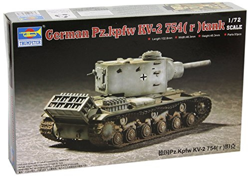Trumpeter 9580208072661 7266 Modellbausatz Pz.Kpfw. KV-2 754 ( r), Verschieden
