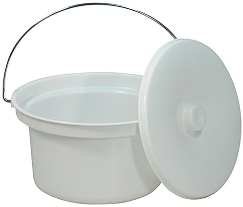 Aidapt Seau/Couvercle pour Chaise Percée 5 L