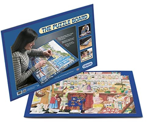 Jigsaw Puzzle Board from Gibsons | Puzzle Storage, Non Slip for 1000 Piece Jigsaw Puzzles |Portable Jigsaw Puzzle Accessory