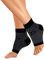 OrthoSleeve FS6 Foot Sleeve, Exclusive 6 Zone Compression Technology, Plantar Fasciitis, Heel Pain & Swelling Relief, 1 Pair, S Black