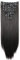 CAISHA XXL 50cm 8 Teile Set CLIP IN EXTENSIONS Nicole Haarverlängerung Haarteil Glatt Dunkelbraun CES102