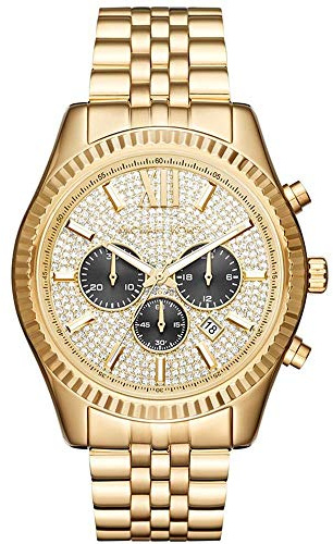 Michael Kors Men's Lexington Gold-Tone Watch MK8494