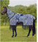 Waldhausen Fliegenausreitdecke Zebra mit Fransen, 135 cm