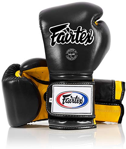 Fairtex Muay Thai Boxhandschuhe BGV9 – Schwerer Schläger mexikanischer Stil – kleine Kleingeld, Trainings- und Sparring-Handschuhe für Kickboxen, MMA K1