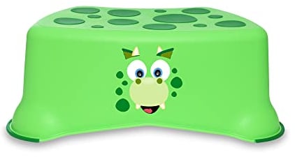 My Little Step Stool - Dinosaur Step Stool For Toddlers, Anti-slip Toilet Training Step For Kids To Reach The Toilet And Sink