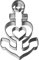 Birkmann Ausstechform Glaube Liebe Hoffnung, mit Innenprägung, Ausstecher, Plätzchenform, Keks, Plätzchen, Edelstahl, 10 cm, 198227