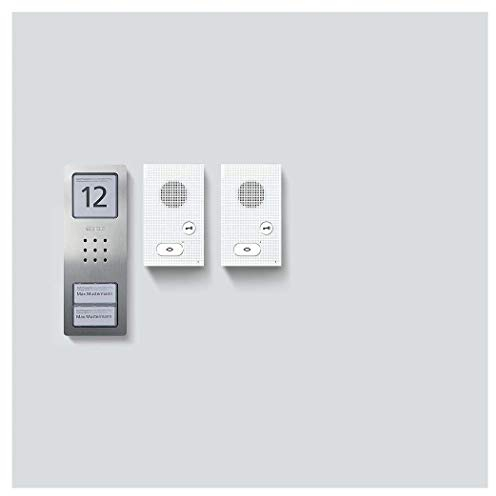 Siedle Set CAB 850-2 E/W door intercom system Wired Info box Silver,White