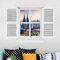 Bilderwelten Wandtattoo Top Deutschland, Größe:120 x 160cm Flügelfenster Köln Skyline mit Dom