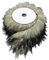 Furryvalley Kunstfell Bordüre Kunstpelz des Fuchs Marderhunds Handarbeit Material fusseliger Schmuck für Hausschuhe Pantoffel Kragen Kuscheltier Dekoration 2 Yards (grau)