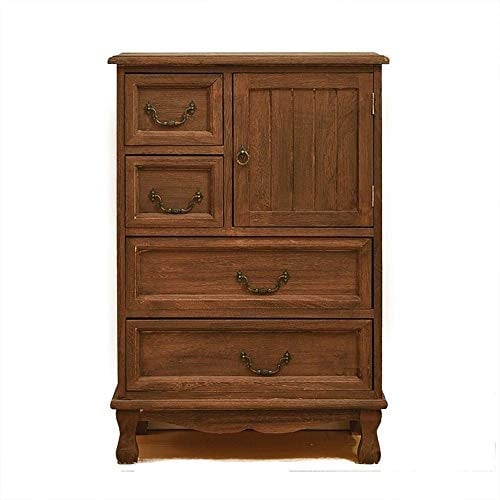 Beistelltische Nachttisch Nachttisch | Alter Holzschrank | Schließfach Nachttisch | Große Schublade Große Kapazität Locker | Schlafzimmer Holzgehäuse Rahmenstruktur