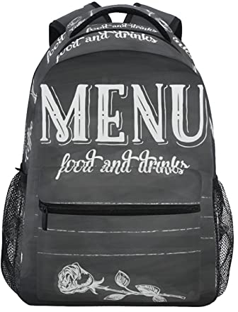 Différents ustensiles de cuisine - Sac à dos pour adultes et adolescents - École - Ordinateur portable - Sac à dos - Voyage d'affaires, de travail