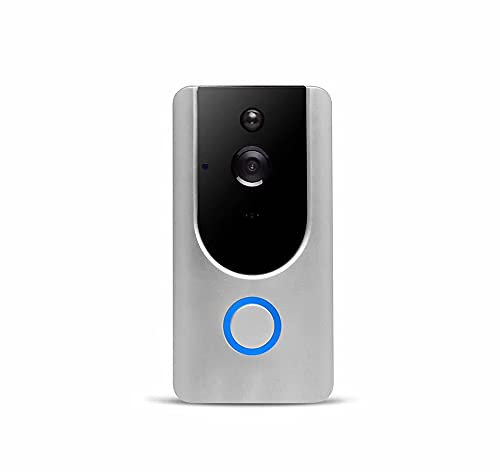 Wireless Doorbell Home Security System Smart Wifi Video Doorbell, Dual 18650 Batteries Can Stand By for 8 Months, You Can Use The App To Control It, Suitable for Villas, Shops, Offices, Factories