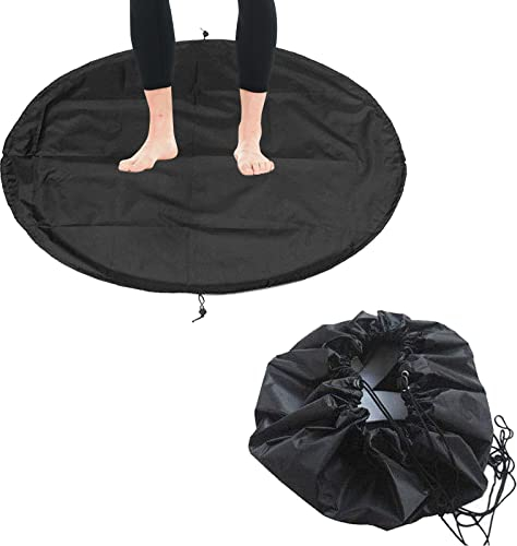 Winmany Wickelunterlage für Surfen Wetsuit, Strand wasserdichte Unterlage Tragetasche mit Griffen Kordelzug tragbar für Wassersport Schwimmen Tauchen Kajakfahren Bootfahren Camping Freien (50 cm)