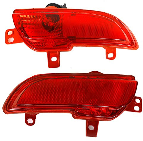 KJWPYNF pour Peugeot 206 207, 6351HA 6350HA Voiture Pare-Chocs arrière feu arrière feu antibrouillard réflecteur