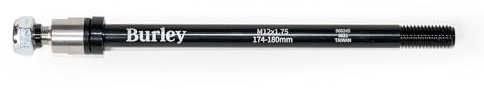 Burley Unisex – Erwachsene Steckachse_3091990722, Schwarz, 172-180 mm