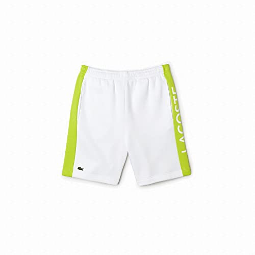 Lacoste Short Regular Fit Homme , White/Lima, XL